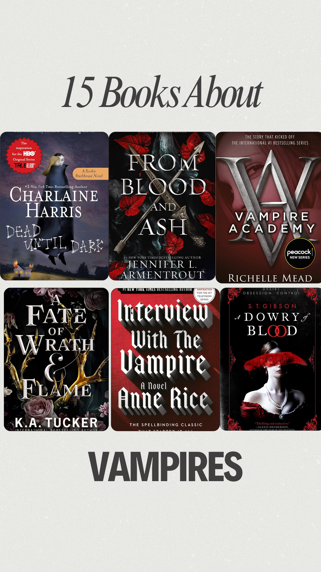 15 Books About Vampires