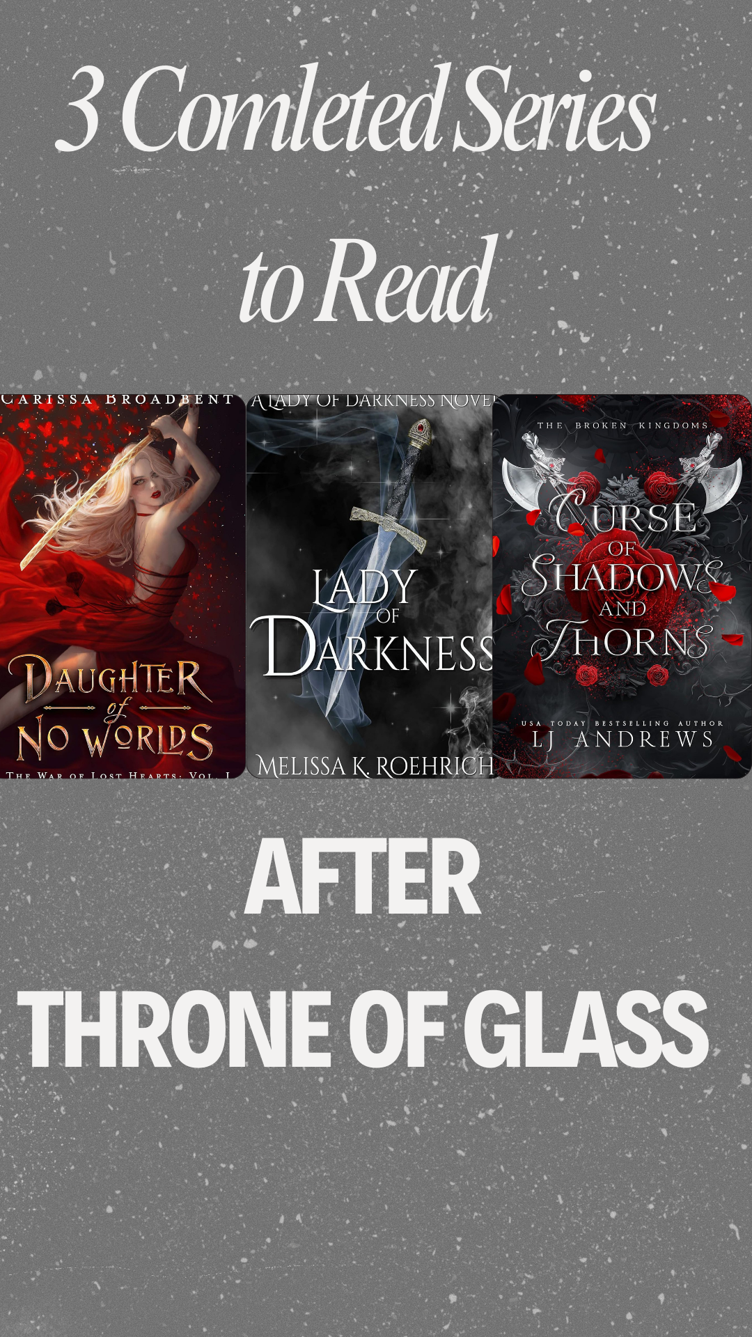 Books Recommendations for Throne of Glass Fans