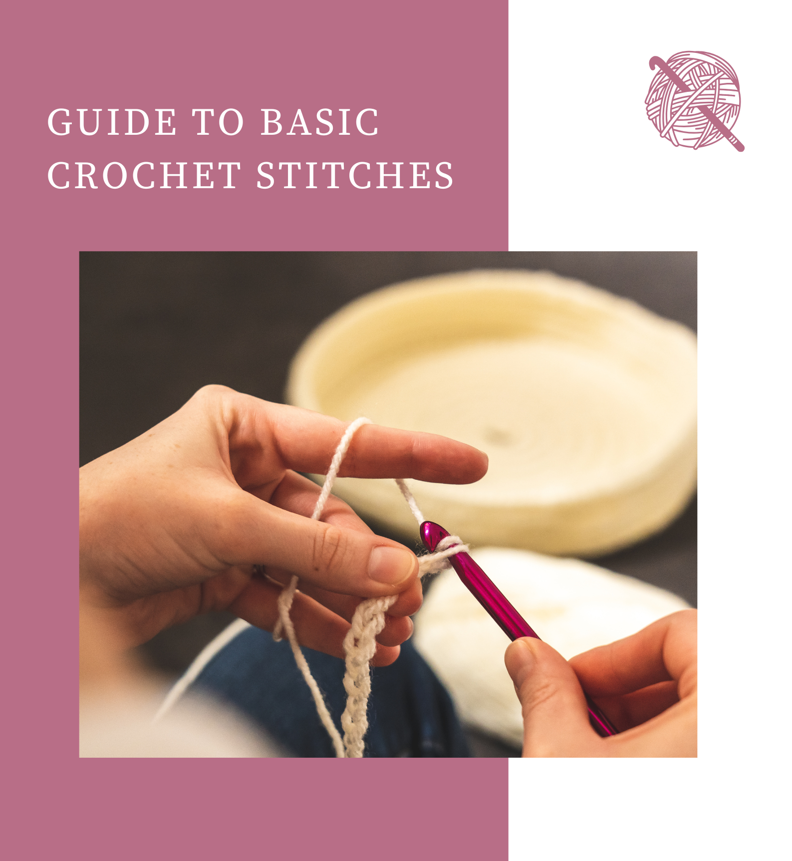 Basic Crochet Stitch Guide