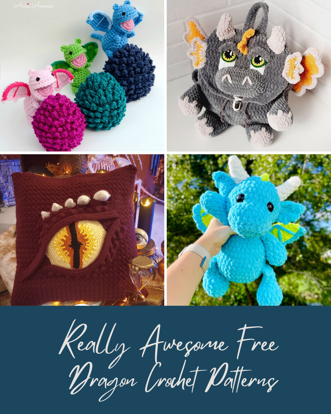 5 Amazing Free Dragon Crochet Patterns