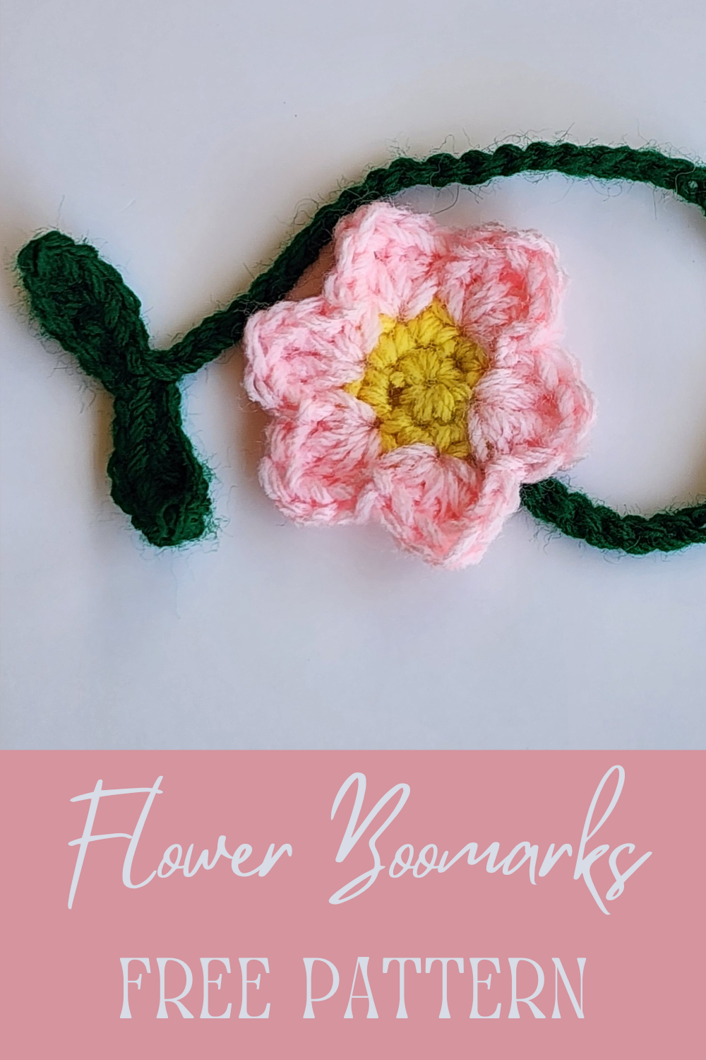 Free Flower Bookmark Crochet Pattern