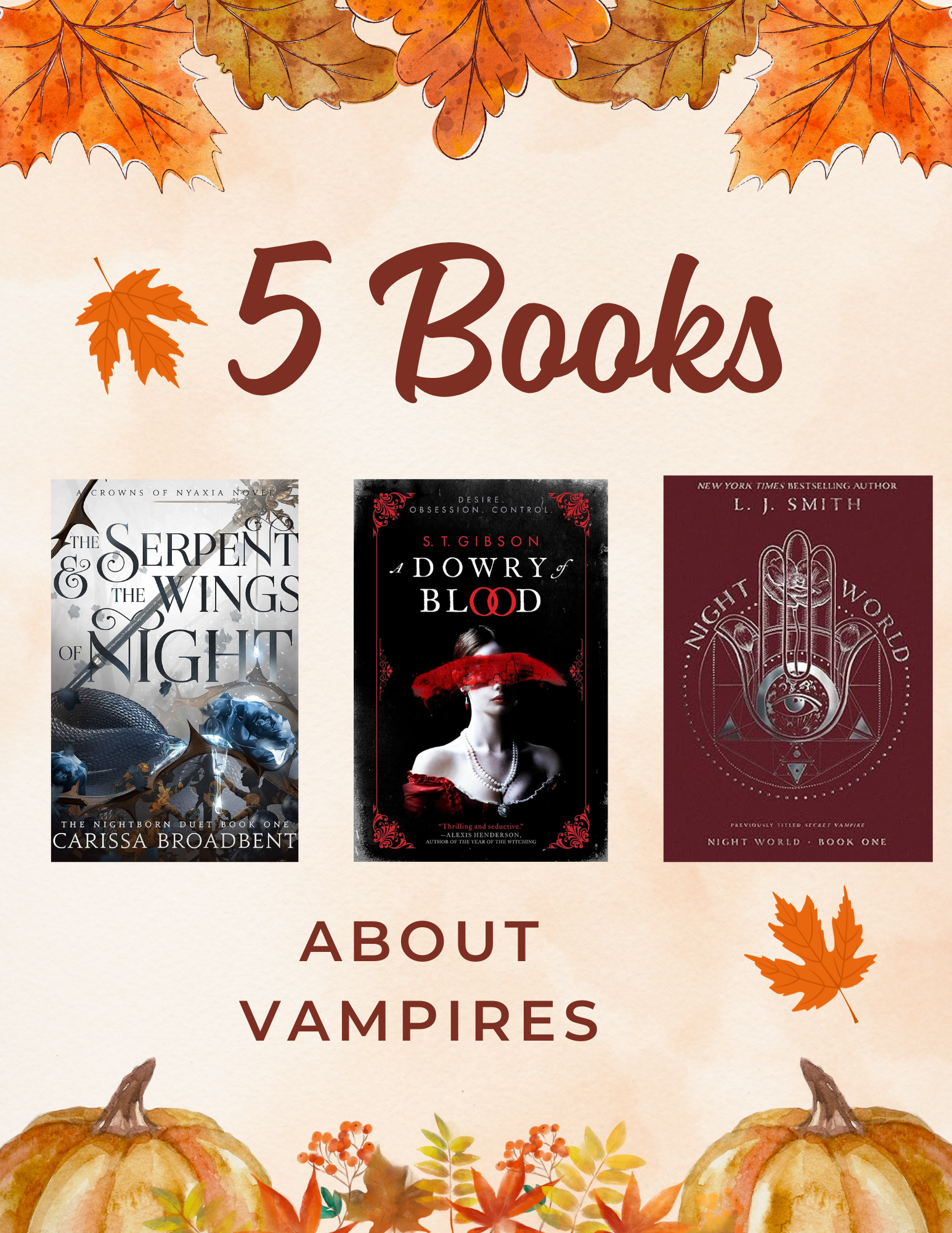 5 Awesome Books About Vampires