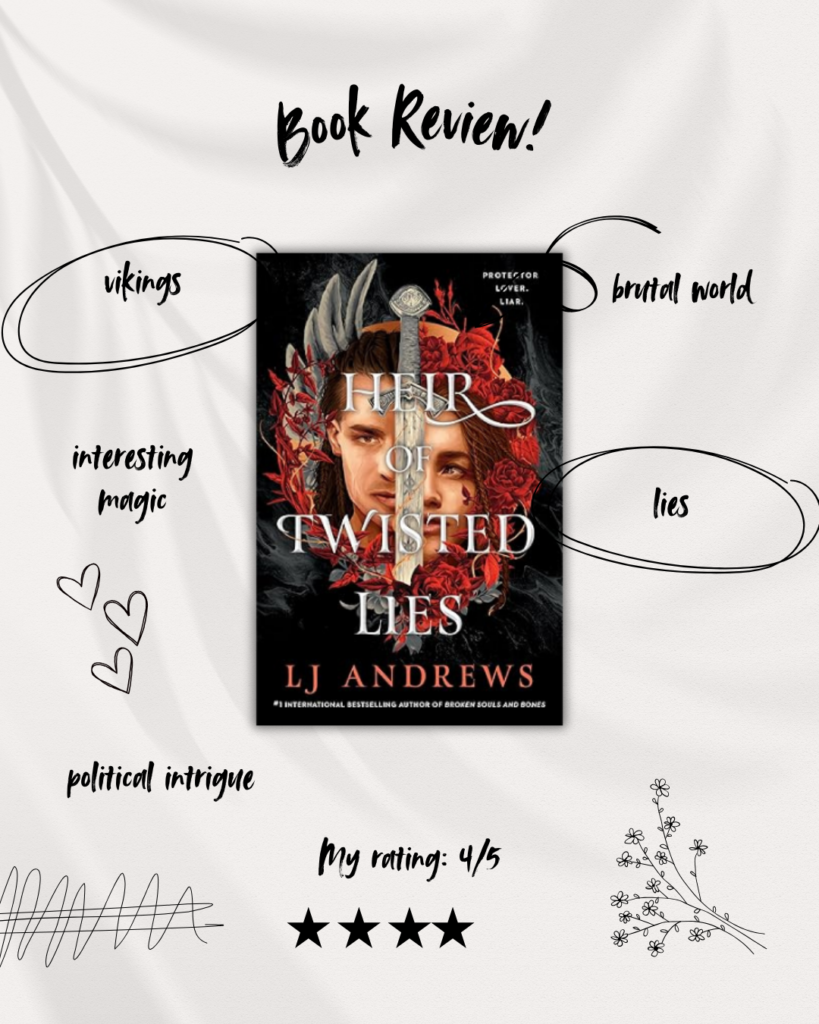 Book Review: Heir of Twisted Lies by LJ Andrews